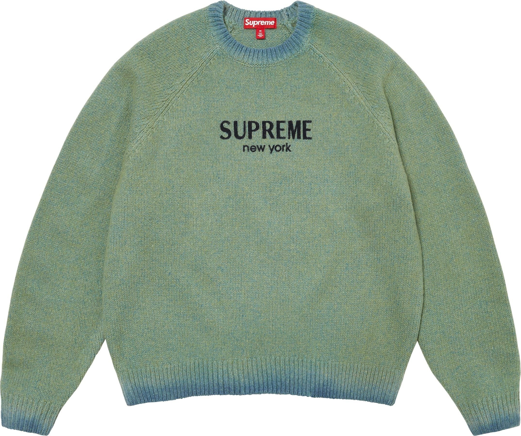 Flocked Logo Sweater view 3